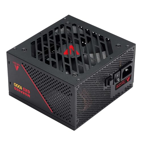 ABYSM Gaming Fuente de Alimentación MORPHEO GX5 ATX 3.1 1000W 80 Plus Gold Full Modular con PCIe 5.1