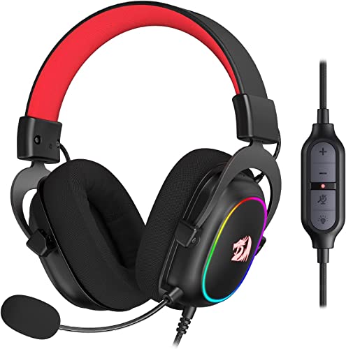 Redragon H510 Zeus-X RGB Auriculares para Juegos con Cable