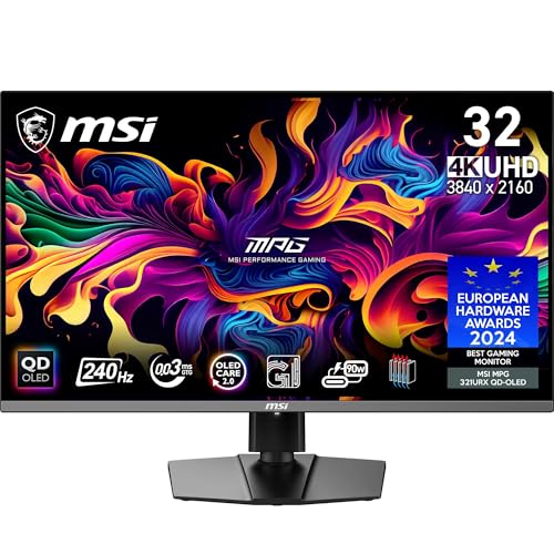 MSI MPG 321URX QD-OLED Monitor Gaming 4K UHD de 31.5''