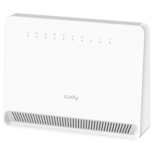 Cudy LT500E 4G LTE Cat 4 Módem Router Rápido con Ranura para Tarjeta SIM