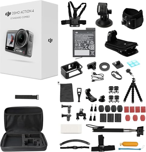 DJI Osmo Action 4 Combo Bundle con 58 accesorios
