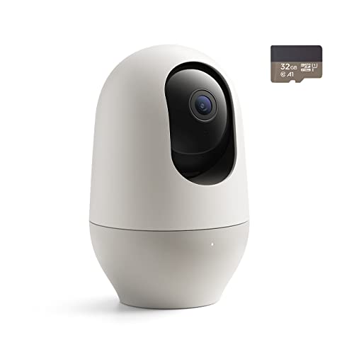 Nooie Camara Vigilancia con Tarjeta Micro SD de 32 GB