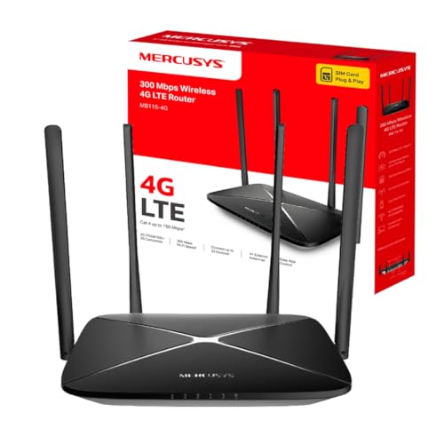 Mercusys MB115-4G 300 Mbps Wireless N 4G LTE Router