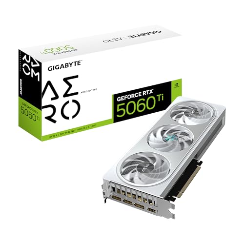 Gigabyte GeForce RTX 5060 Ti Aero OC 16G Tarjeta Gráfica
