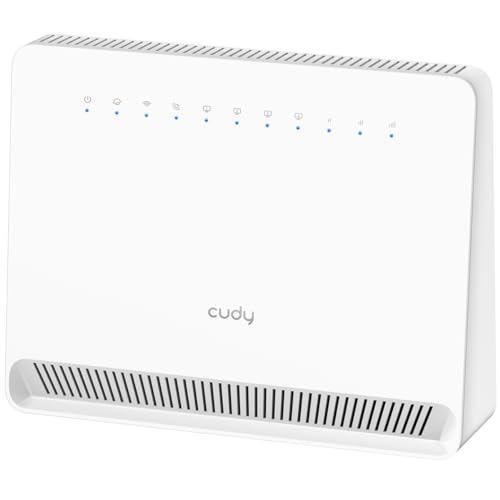 Cudy Módem Router Desbloqueado 4G LTE Cat 6 Gigabit con Ranura para Tarjeta SIM