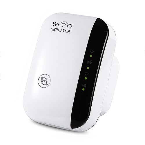 Hyexu Amplificador de señal WiFi Repetidor inalámbrico 300M WiFi Enhancer WiFi Range Extender para el hogar Office EU Plug