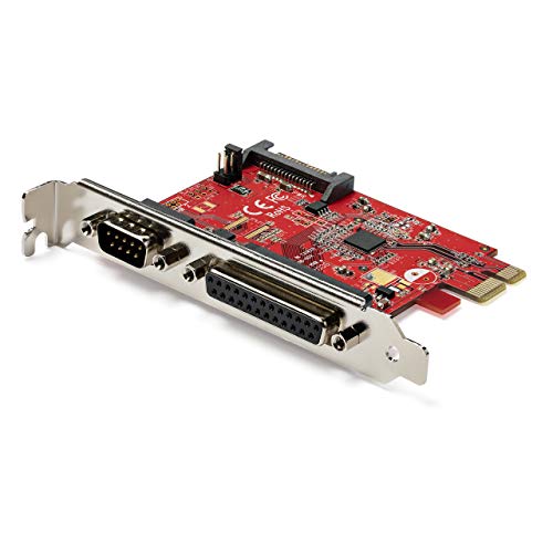 StarTech.com Tarjeta PCIe con Puerto Serie y Paralelo