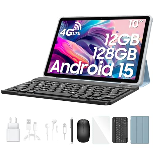 Blackview Tablet Android 15 Tab 60 Pro 10 Pulgadas Tableta 12GB RAM+128GB ROM/2TB TF
