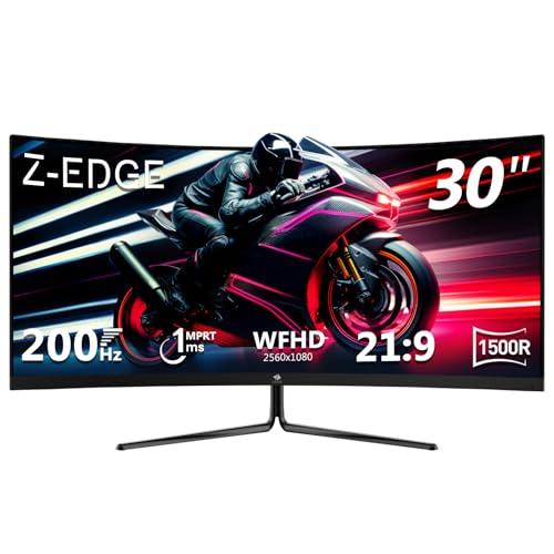 Z-Edge Monitor Gaming Curvo 30'' 200 Hz