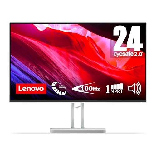 Ecran PC Lenovo L24i-4A 24 Full HD Gris nuage
