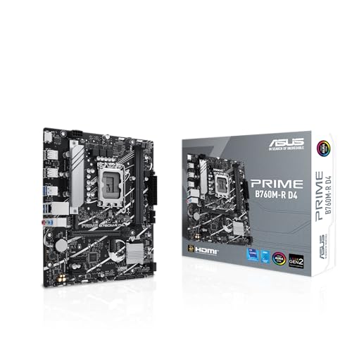 Placa Base Asus B760M-R D4 LGA 1700 Intel B760