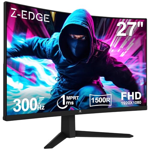 Z-Edge Monitor Gaming Curvo 27'' 300Hz