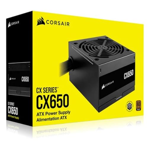 Corsair CX650 80 Plus Bronce no Modular de bajo Ruido ATX 650 W Fuente de alimentación