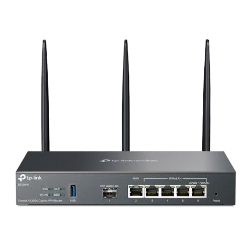 TP-Link ER706W Router Inalámbrico VPN Gigabit Omada AX3000 Doble Banda