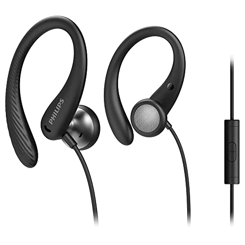 PHILIPS AUDIO Auriculares Deportivos Intrauditivos A1105BK con Micrófono