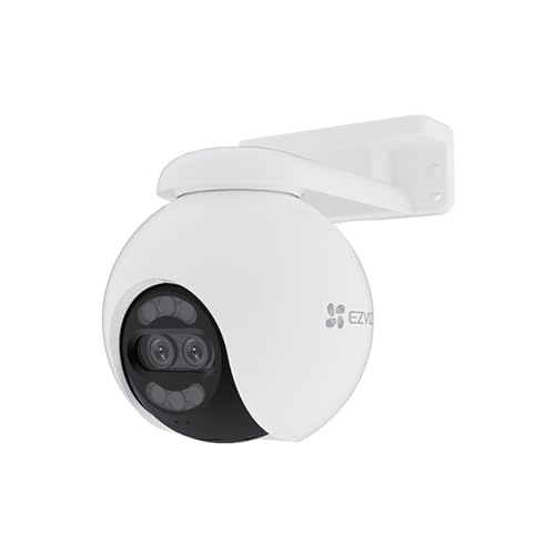 EZVIZ 8MP+2MP Cámara Vigilancia WiFi Exterior con Doble Lente