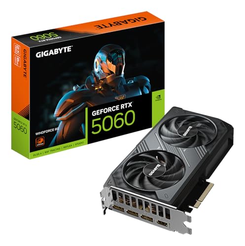 Gigabyte GeForce RTX 5060 WINDFORCE 8G Tarjeta Gráfica