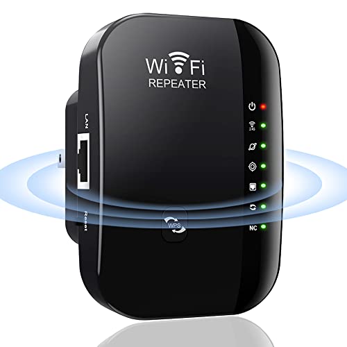 Repetidor WiFi Extensor WiFi Amplificador de Señal WiFi 2.4 GHz 300 Mbps WiFi Repeater con Repertidor/Ap Modo y la función WPS WiFi Extender LAN/WAN Puerto para Hogares Oficinas