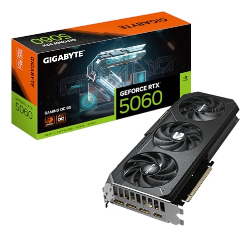 Gigabyte GeForce RTX 5060 Gaming OC 8G Tarjeta Gráfica