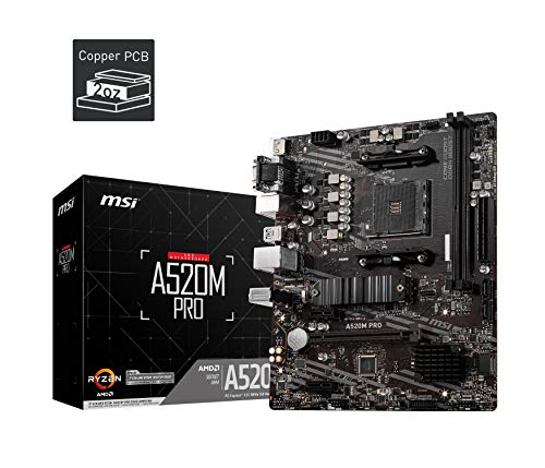 MSI Placa Base para Juegos A520M Pro