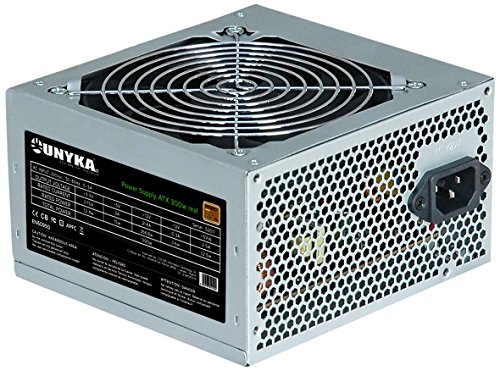 UNYKAch Fuente de Alimentación ATX 300W con 85% Eficiencia