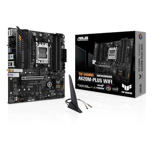 ASUS TUF Gaming A620M-PLUS WiFi Placa Base Micro-ATX AMD A620