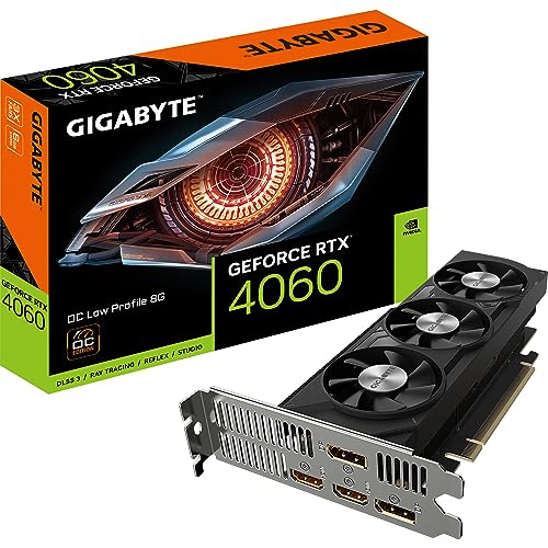 Gigabyte NVIDIA GeForce RTX 4060 OC Low Profile Targeta gráfica