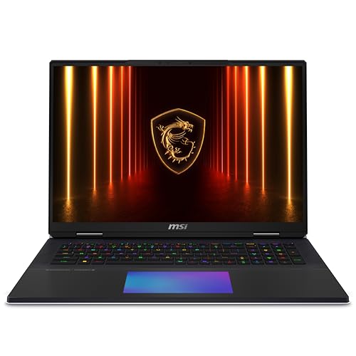 MSI Titan 18 HX AI 45.7 cm 120Hz MiniLED UHD+ Gaming Laptop: Intel Ultra 9-285HX