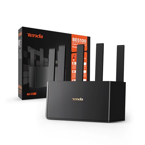 Tenda Router WiFi 7 BE5100 de Doble Banda