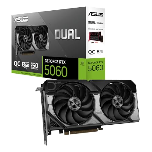 ASUS Dual GeForce RTX 5060 8 GB GDDR7 OC Edition Tarjeta gráfica